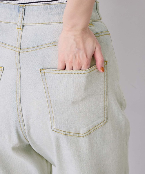 「Viola e Viola」 デニムパンツ M ライトブルー レディース_画像7