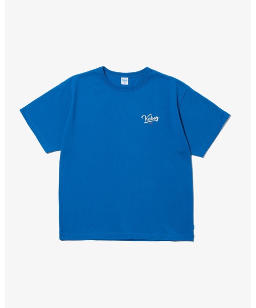 「KEBOZ」 半袖Tシャツ L ブルー メンズ_画像8