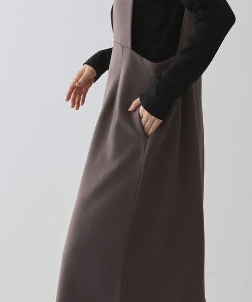 「AMERICAN HOLIC」 サロペットスカート L モカ レディース_画像4