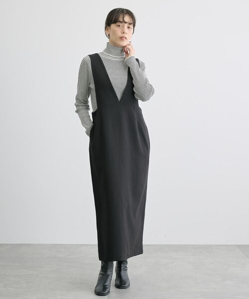 「AMERICAN HOLIC」 サロペットスカート L モカ レディース_画像6