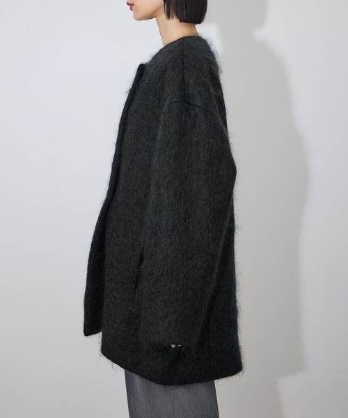 ADAM ET ROPE'（アダムエロペ） コート アウター モヘアロングシャギー