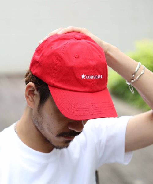 帽子 キャップ 「CONVERSE/コンバース」コットンローキャップ ブランド 
