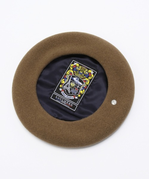 LAULHERE 帽子 ベレー帽 CASHMERE/カシミア レディース メンズ