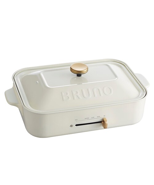 ★新品★Bruno ホットプレートBOE021-WH BRUNO ブルーノ コンパクト ホットプレート 平プレート