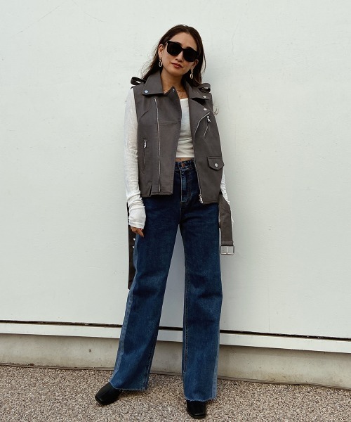 エストレジャ　レザージャケット esutoreja レザージャケット ライダース ベストleather
