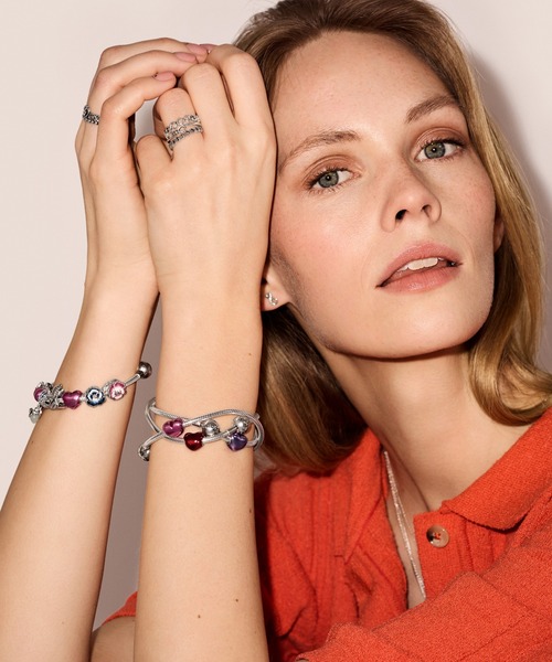 Pandora ブレスレットとピアスセット PANDORA ピアス スパークリング インフィニティ スタッド