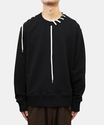 【関税込み】Craig Green ネイビー Hole スウェットシャツ Craig Green Hole Cotton Sweatshirt | Blue | FARFETCH JO