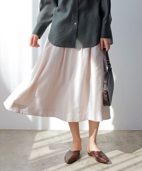 組曲（KUMIKYOKU） スカート 「セットアップ対応・ウエストゴム仕様