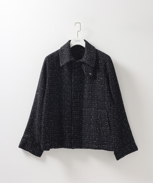 JUHA MOHAIR SHEEP JACKET ユハ　モヘヤ　 juha JUHA ジャケット ブルゾン 【JUHA/ユハ】STUDIOUS別注 LAME
