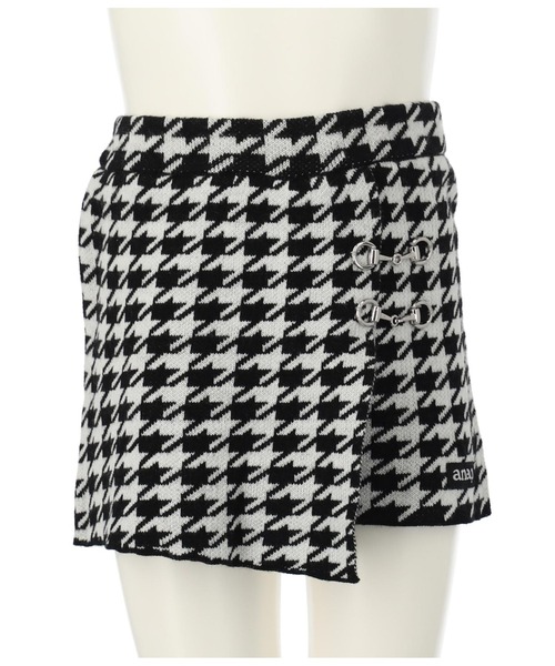 ANAP kids（アナップキッズ） スカート 千鳥柄ニットスカパン キッズ