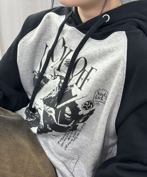 NASTY KICK パーカー 「UNISEX」NASTYKICK／Pitchyラグラン