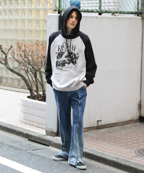 パーカー・フーディ NASTYKICK Pitchy Raglan Hoodie NA1248 NASTYKICK Pitchy Raglan Hoodie NA1248 (NASTYKICK/パーカー