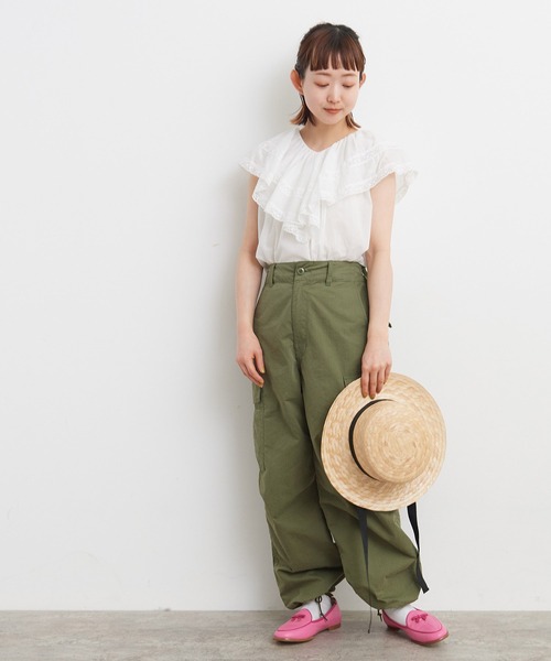 Dot＆Stripes CHILD WOMAN ブラウス シャツ 80ボイルレース