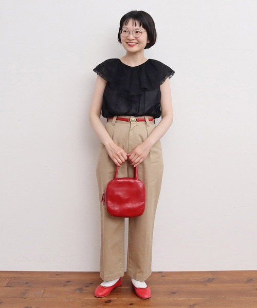 Dot＆Stripes CHILD WOMAN ブラウス シャツ 80ボイルレース