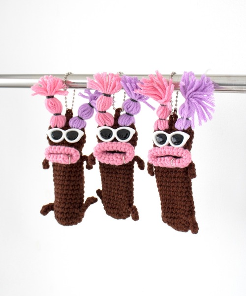 リップケース macaroni edge 「macaroni edge/マカロニエッジ」毛糸のリップケース