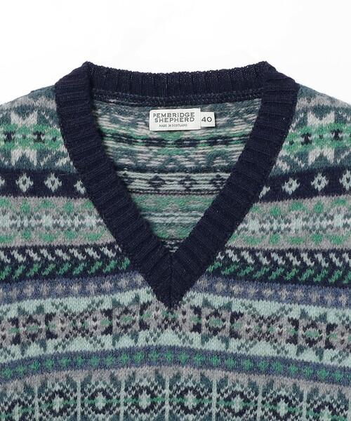 BEAMS F（ビームスF） セーター ニット PEMBRIDGE SHEPHERD / フェア