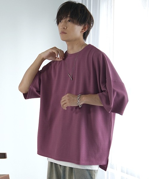 MinoriTY tシャツ 「MinoriTY」梨地ビッグドルマンスリット