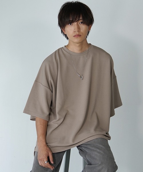 その他 iomani MinoriTY tシャツ 「MinoriTY」梨地ビッグドルマンスリット