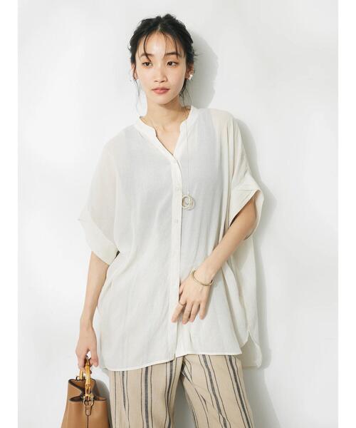 ブラウス シャツ ヴィンテージボイルミルフィーユチュニック レディース CRAFT STANDARD BOUTIQUE ブラウス シャツ ヴィンテージボイル