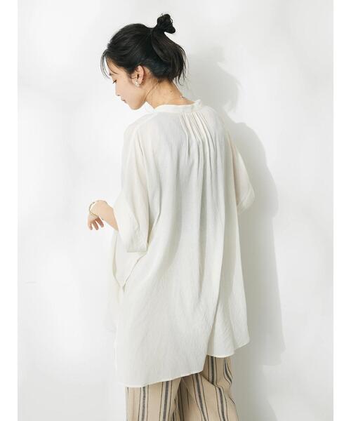 ブラウス シャツ ヴィンテージボイルミルフィーユチュニック レディース CRAFT STANDARD BOUTIQUE ブラウス シャツ ヴィンテージボイル