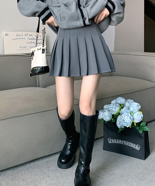 プリーツミニスカート+パンツ プリーツミニスカートパンツ｜WOMEN｜250ISC31-404C｜AZUL BY