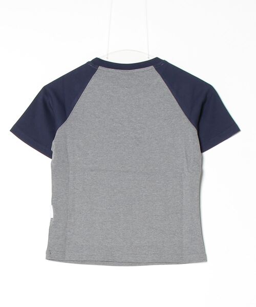 tシャツ A'GEM/9 × .kom 「CORYSTUDIO/コリースタジオ」リボンラグラン半袖カットソー レディース A'gem 9 tシャツ A'GEM/9 × .kom 「CORYSTUDIO/コリースタジオ