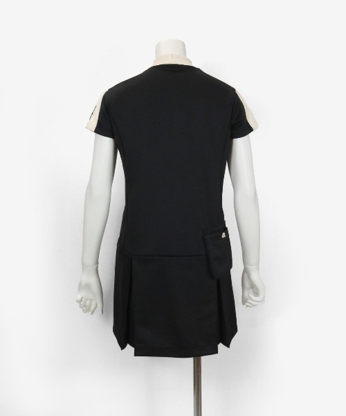 アルチビオレディース☆カタログ掲載☆ 2024年秋冬リブ切替半袖ワンピース archivio（アルチビオ） ワンピース 「LADIES」リブ切替半袖ワンピース