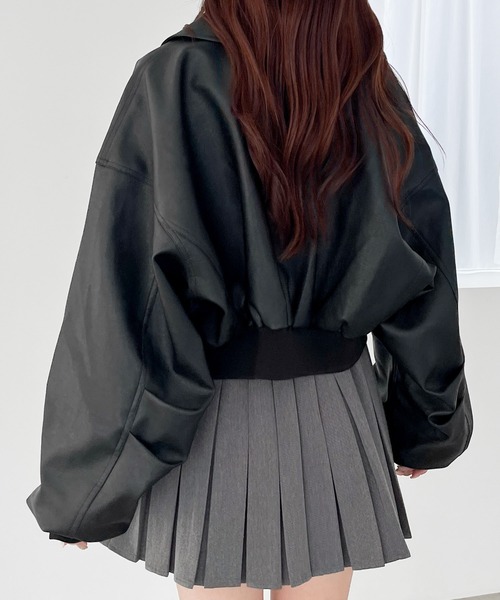Heather WZIPショートブルゾン 146960 Heather（ヘザー）の「WZIPショートブルゾン 146960（ブルゾン