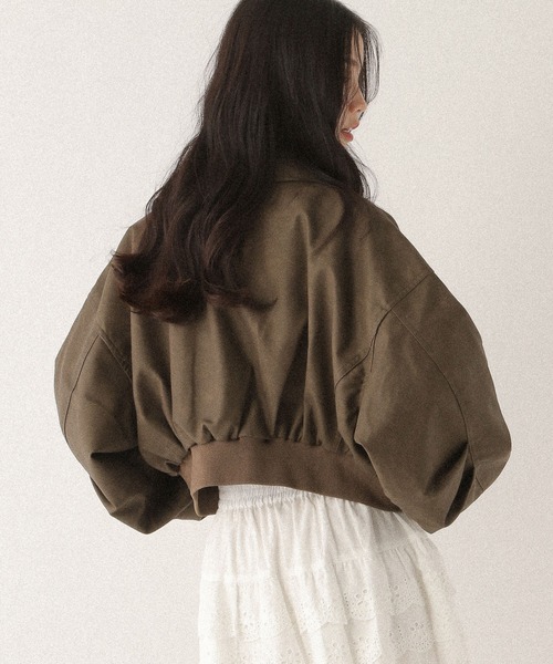 Heather WZIPショートブルゾン 146960 WZIPショートブルゾン 146960（ブルゾン）｜Heather（ヘザー）の