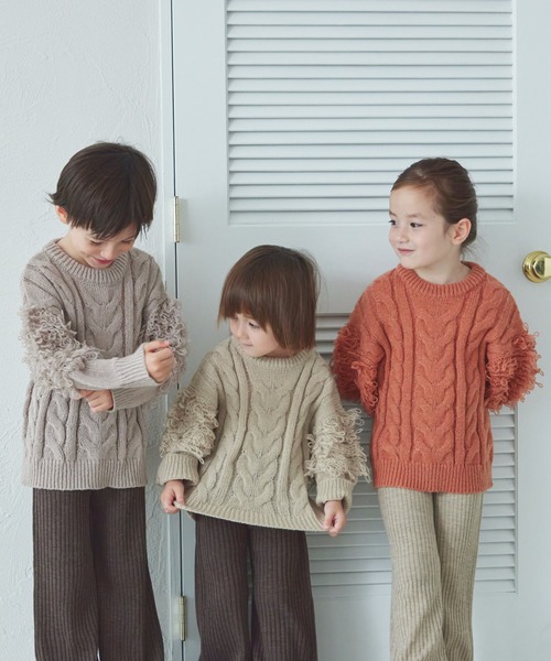 pairmanon（ペアマノン） ニット セーター ループ編み 袖ボリューム