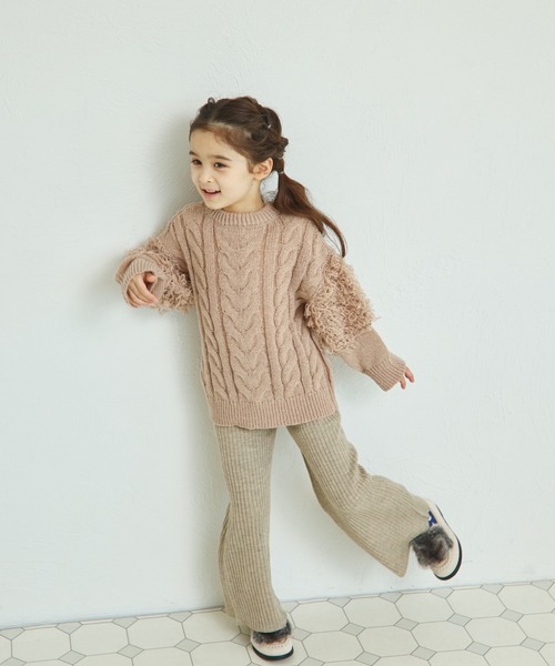 pairmanon（ペアマノン） ニット セーター ループ編み 袖ボリューム