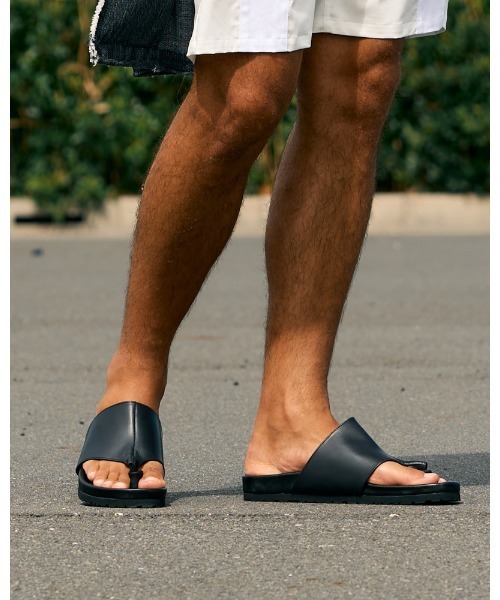wjk サンダル leather thong sandal メンズ : ZOZOTOWN Yahoo!店
