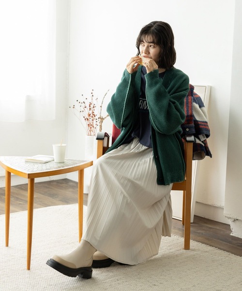 niko and… tシャツ アソートロゴ BIGTシャツ レディース