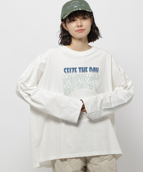 tシャツ ESSENTIAL BIGTシャツ レディース niko and… tシャツ アソートロゴ BIGTシャツ レディース
