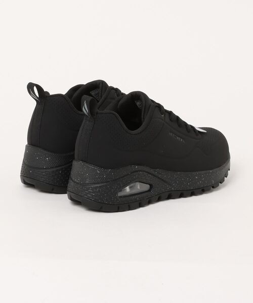 【新品、未使用❣️】SKECHERS ウノ ラギッド スポッテッド 厚底 ブラック SKECHERS スケッチャーズ レディース スニーカー 黒 ウノ