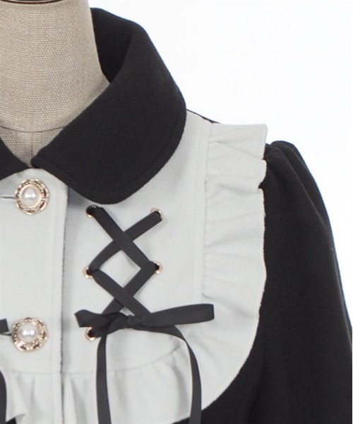 axes femme POETIQUE ステンカラーコート コート ブロッキング