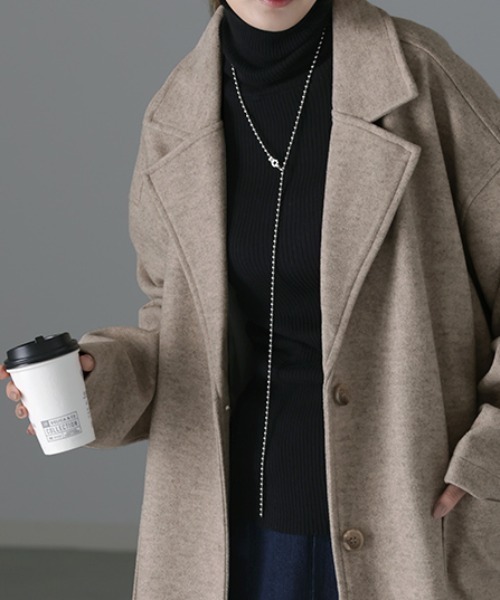 HUG.U（ハグユー） コート チェスターコート 理想のロングチェスター