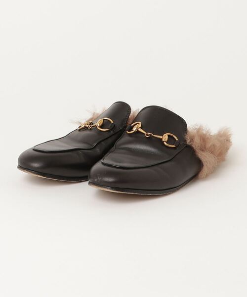 Gucci ブラック フラットサンダル GUCCI ブラック フラット サンダル - メルカリ