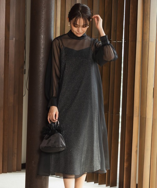 kaene マットカルゼオーガンドレス kaene（カエン） ドレス 「kaene」マットカルゼオーガンドレス