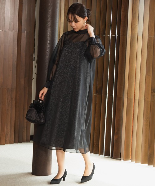 kaene（カエン） ドレス 「kaene」マットカルゼオーガンドレス