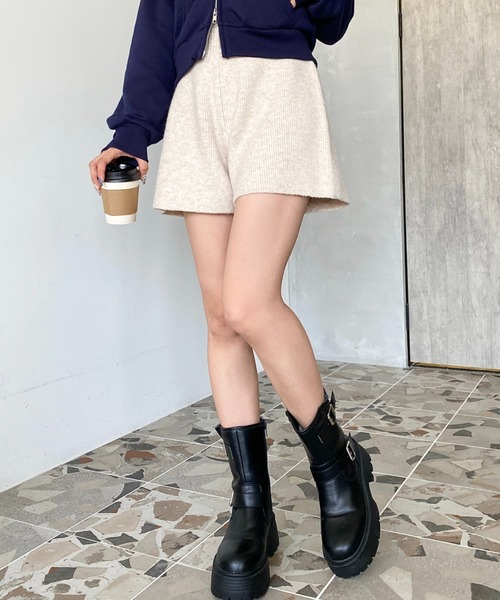 moment+ パンツ ショートニットパンツ レディース : ZOZOTOWN Yahoo!店