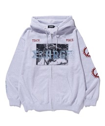 ジャンボページ XLARGE パーカー CAMPUS ZIP UP HOODED SWEATSHIRT メンズ