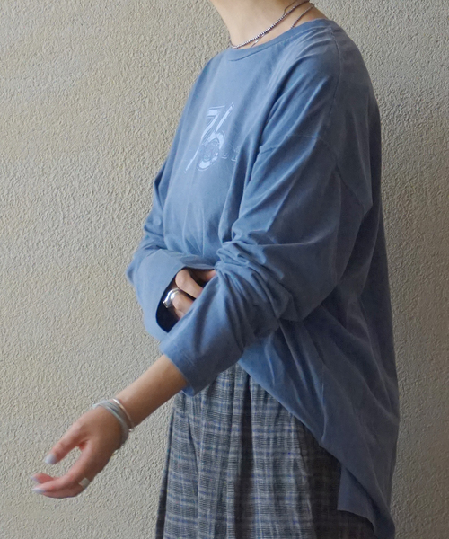 JOURNAL STANDARD LUXE tシャツ オーバーダイプリントロンT