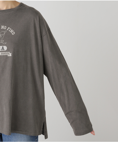 JOURNAL STANDARD LUXE tシャツ オーバーダイプリントロンT