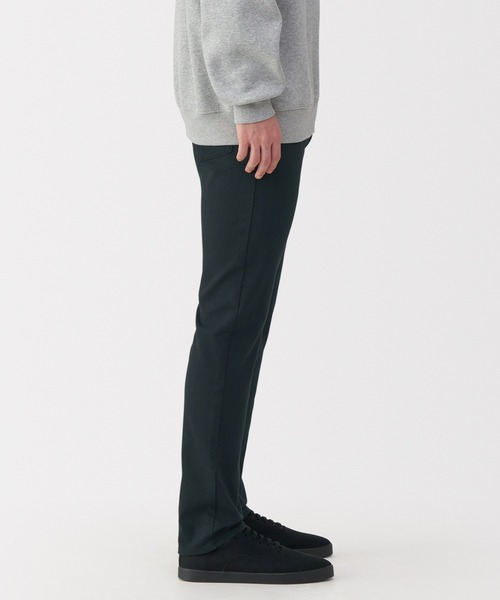 無印良品（MUJI） ジーンズ 紳士 ストレッチデニムスリムパンツ 黒
