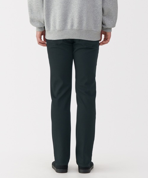 無印良品（MUJI） ジーンズ 紳士 ストレッチデニムスリムパンツ 黒