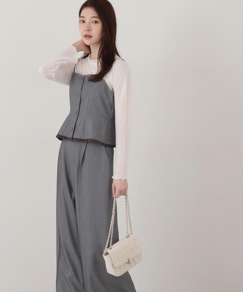 PROPORTION BODY DRESSING ワンピース 「E」ペプラムキャミ
