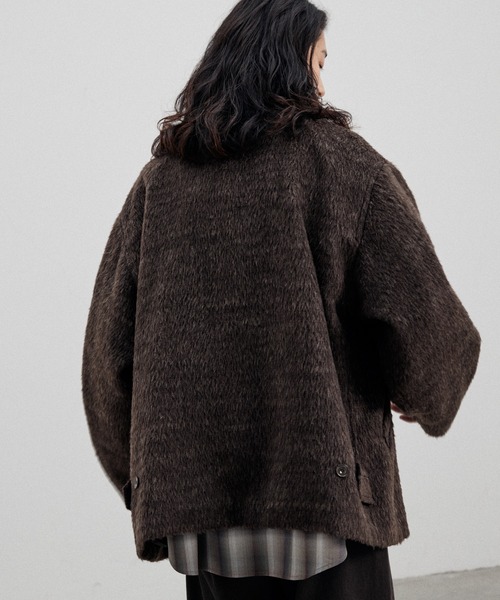 WYM LIDNM 「WYM LIDNM」 ステンカラーコート M ダークグレー メンズ