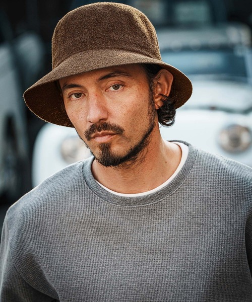 CAMBIO 帽子 ハット mko12592-Mix Thermo Bucket Hat バケット