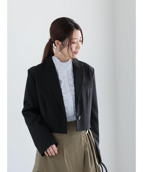 断捨離とまと　【新品未使用】tageechita ショートジャケット tageechita ブルゾン アウター 「tageechita」ボリュームスリーブ